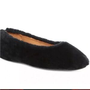 - Aquatalia Brinley Shearling black Ballet Flats Size 8​​​
